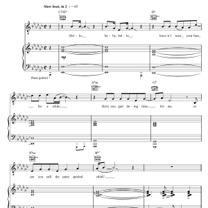 Elton John Harmony Musik Noten - Piano, Vocal & Guitar Chords - 49201-0