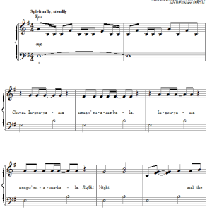 Elton John He Lives In You (Reprise) (from The Lion King: Broadway Musical) Musik Noten - Piano, Vocal & Guitar Chords - 175792-0