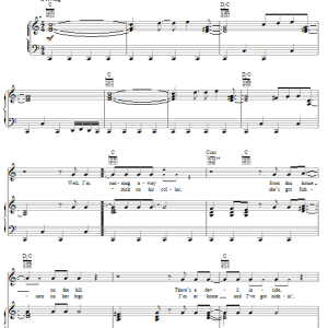 Elton John Heartache All Over The World Musik Noten - Guitar Chords/Lyrics - 79009-0