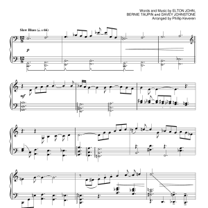 Elton John I Guess That's Why They Call It The Blues [Classical version] (arr. Phillip Keveren) Musik Noten - Piano Solo - 154329-0