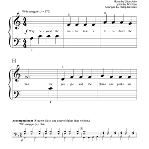 Elton John I Just Can't Wait To Be King (from The Lion King) (arr. Phillip Keveren) Musik Noten - Educational Piano - 153097-0