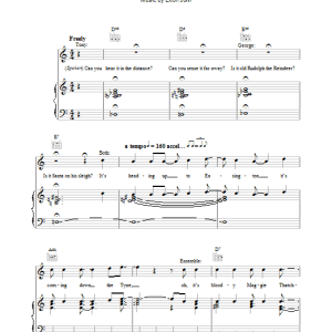 Elton John Merry Christmas Maggie Thatcher Musik Noten - Piano, Vocal & Guitar Chords - 38381-0