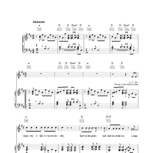 Elton John Wouldn't Have You Any Other Way (NYC) Musik Noten - Piano, Vocal & Guitar Chords - 36855-0