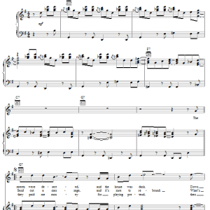 Elvis Costello & Allen Toussaint International Echo Musik Noten - Piano, Vocal & Guitar Chords - 57213-0