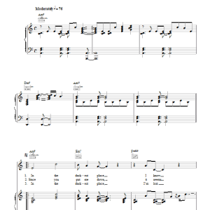 Elvis Costello & Burt Bacharach In The Darkest Place Musik Noten - Piano, Vocal & Guitar Chords - 40418-0