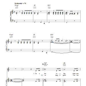 Elvis Costello & Burt Bacharach Such Unlikely Lovers Musik Noten - Piano, Vocal & Guitar Chords - 40401-0