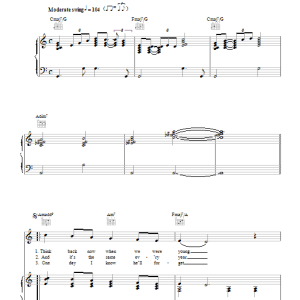 Elvis Costello & Burt Bacharach Tears At The Birthday Party Musik Noten - Piano, Vocal & Guitar Chords - 40419-0