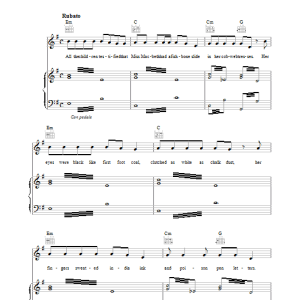 Elvis Costello Miss Macbeth Musik Noten - Piano, Vocal & Guitar Chords - 38875-0