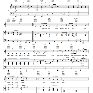 Elvis Presley I Was The One Musik Noten - Piano, Vocal & Guitar Chords - 75457-0