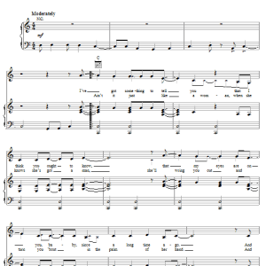 Elvis Presley I've Got A Thing About You, Baby Musik Noten - Piano, Vocal & Guitar Chords - 63956-0