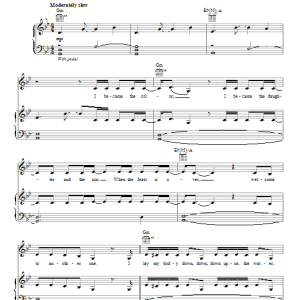 Emily Wells Becomes The Color Musik Noten - Piano, Vocal & Guitar Chords - 97372-0