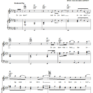 Enrique Iglesias Do You Know? (The Ping Pong Song) Musik Noten - Piano, Vocal & Guitar Chords - 59189-0