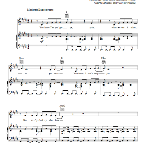 Enrique Iglesias Finally Found You Musik Noten - Piano, Vocal & Guitar Chords - 93853-0