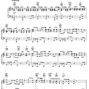 Enrique Iglesias I Will Survive Musik Noten - Piano, Vocal & Guitar Chords - 19754-0