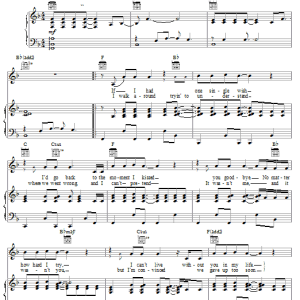 Enrique Iglesias Maybe Musik Noten - Piano, Vocal & Guitar Chords - 19749-0