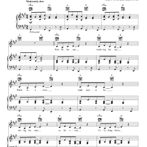 Enya Echoes In Rain Musik Noten - Piano, Vocal & Guitar Chords - 175199-0