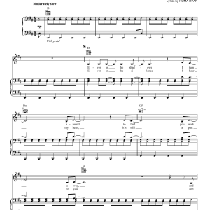 Enya Even In The Shadows Musik Noten - Piano, Vocal & Guitar Chords - 175201-0