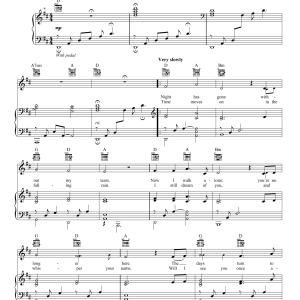 Enya I Could Never Say Goodbye Musik Noten - Piano, Vocal & Guitar Chords - 175203-0