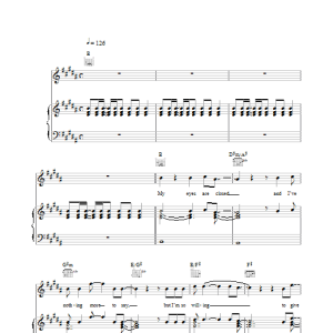 Erasure Don't Say Your Love Is Killing Me Musik Noten - Piano, Vocal & Guitar Chords - 17636-0