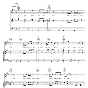 Erasure Heavenly Action Musik Noten - Piano, Vocal & Guitar Chords - 102811-0