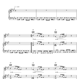 Erasure Love To Hate You Musik Noten - Piano, Vocal & Guitar Chords - 102805-0