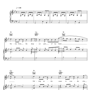 Erasure Man In the Moon Musik Noten - Piano, Vocal & Guitar Chords - 102804-0