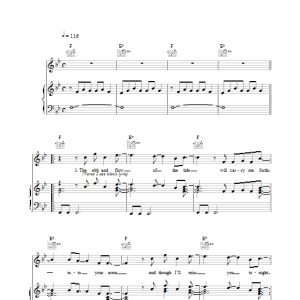 Erasure Precious Musik Noten - Piano, Vocal & Guitar Chords - 17640-0