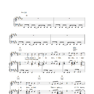 Erasure Save Me Darling Musik Noten - Piano, Vocal & Guitar Chords - 17642-0