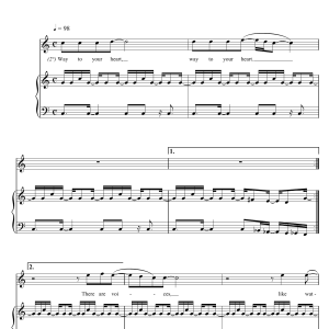 Erasure Take Me Back Musik Noten - Piano, Vocal & Guitar Chords - 102794-0