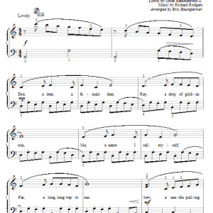 Eric Baumgartner Do-Re-Mi Musik Noten - Educational Piano - 54297-0