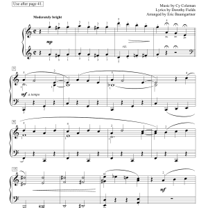 Eric Baumgartner If My Friends Could See Me Now Musik Noten - Educational Piano - 158510-0