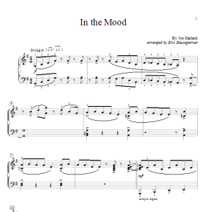 Eric Baumgartner In The Mood Musik Noten - Educational Piano - 93502-0