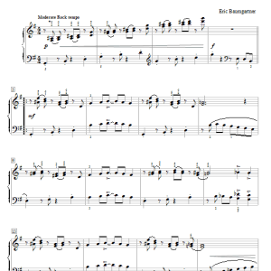 Eric Baumgartner Little Rock ('N' Roll) Musik Noten - Educational Piano - 80389-0