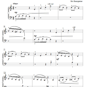 Eric Baumgartner Mini Toccata Musik Noten - Educational Piano - 76593-0