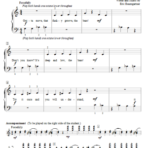 Eric Baumgartner Move And Groove (Bass) Musik Noten - Educational Piano - 80554-0