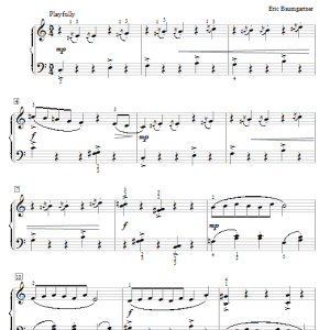 Eric Baumgartner Scherzo Nuovo Musik Noten - Educational Piano - 70027-0