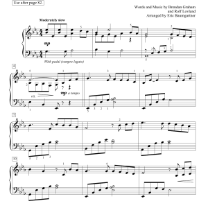 Eric Baumgartner You Raise Me Up Musik Noten - Educational Piano - 158499-0