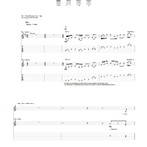 Eric Church Over When It's Over Musik Noten - Guitar Tab - 92934-0
