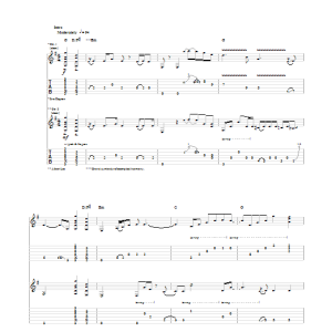 Eric Clapton All Our Past Times Musik Noten - Guitar Tab - 87149-0