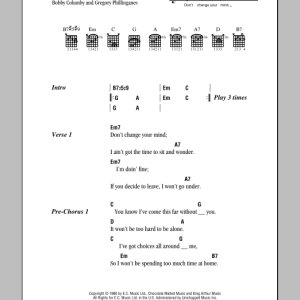 Eric Clapton Miss You Musik Noten - Guitar Chords/Lyrics - 79476-0