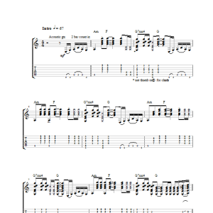 Eric Clapton Old Love (Unplugged) Musik Noten - Guitar Tab - 18924-0