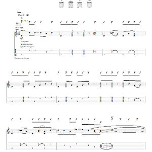 Eric Clapton Ride The River Musik Noten - Guitar Chords/Lyrics - 106823-0