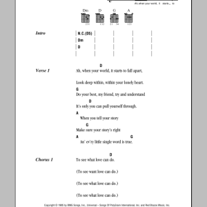 Eric Clapton See What Love Can Do Musik Noten - Guitar Chords/Lyrics - 79484-0