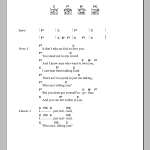 Eric Clapton Who Am I Telling You? Musik Noten - Guitar Chords/Lyrics - 108788-0