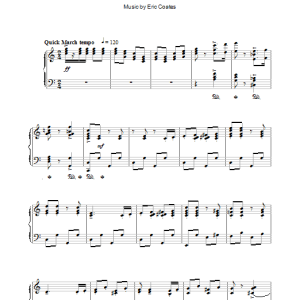 Eric Coates Calling All Workers Musik Noten - Piano, Vocal & Guitar Chords - 39225-0