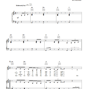 Eric Hutchinson Oh! Musik Noten - Piano, Vocal & Guitar Chords - 72693-0