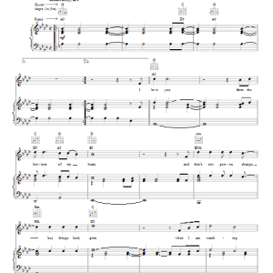 Eric Hutchinson Watching You Watch Him Musik Noten - Piano, Vocal & Guitar Chords - 86682-0