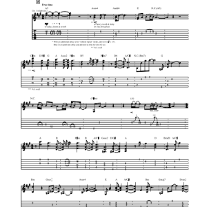 Eric Johnson Elevator Sky Movie Musik Noten - Guitar Tab - 71347-0