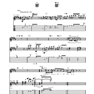 Eric Johnson Emerald Eyes Musik Noten - Guitar Tab - 71339-0