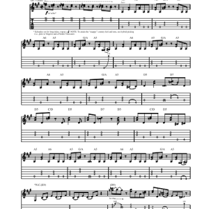 Eric Johnson Steve's Boogie Musik Noten - Guitar Tab - 71355-0
